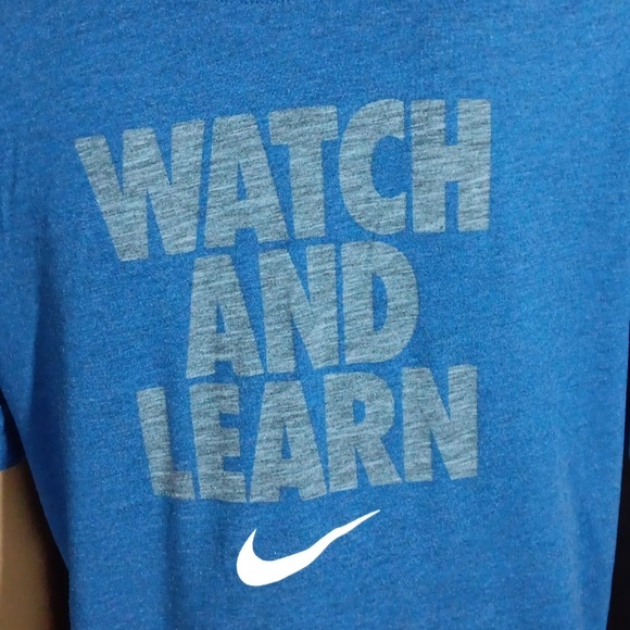 Nike Dri-Fit Tee Short Sleeve Jersey Activewear XL Dri-Fit Unisex Stretch Swoop - Picture 2 of 6